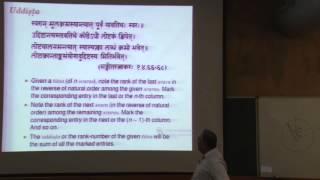 Mathematics of Prastaras in Indian Music Prof. Mandyam Srinivas