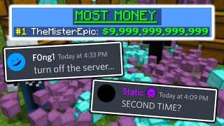 Minecraft Duping TRILLIONS – Obliterating a Pay-to-Win Server’s Economy TWICE…