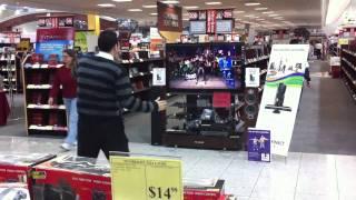 Frys Employee Playing Dance Central on Kinect