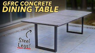 Building a DIY GFRC CONCRETE Dining Table for Outdoors  How To