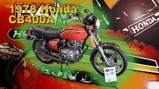 Clymer Video Walk Around Mark Bayers 1978 Honda CB400A Hondamatic Hawk - 2013 HoAME Motorcycle Show