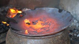 How to make kadai  blacksmith  the process of making kadhai