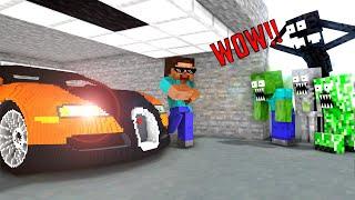 Monster School Driving Lesson  - Minecraft Animation