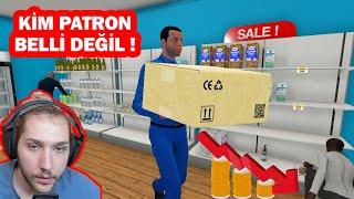 MARKETE DEPO GÖREVLİSİ ALDIM BENİ BATIRIYORDU  SUPERMARKET SIMULATOR 3. BÖLÜM