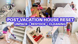 CLEAN WITH ME + HOUSE RESTOCK RESET POST VACATION  CLEANING MOTIVATION  JAMIES JOURNEY  CLEANING