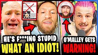 MMA Community GOES OFF on Conor McGregor for *DELETED* TWEET Sean OMalley gets WARNING Poirier