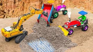 diy tractor making mini road contruction science project  How do cranes work?  Sun Farming