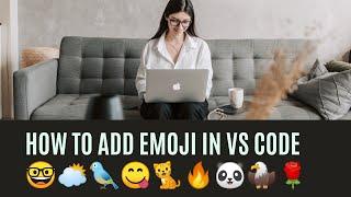 How to type Emoji in Vs Code  Vs Code Emoji Extension  emojisense extension  Vs Code Extension