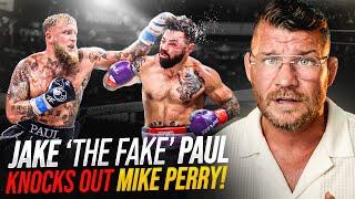 BISPING reacts Jake THE FAKE Paul KNOCKS OUT Mike Perry?  CALLS OUT Alex Pereira?