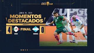 México 4-0 Honduras  HIGHLIGHTS  2023 Gold Cup