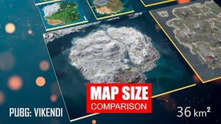 Battle Royale Map Size Comparison - Fortnite PUBG Apex Legends...