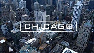 Downtown Chicago  4K Drone Video