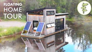 Wow This Tiny Off-Grid Floating Home is an Absolute Dream FULL TOUR