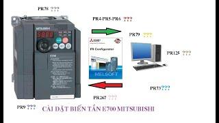 CÀI ĐẶT BIẾN TẦN MITSUBISHI E700 BẰNG PHẦN MỀM FR CONFIGURATOR