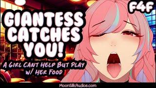 F4F - Giantess Catches & Teases You 3Dio Ear Eating - Preview