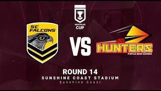 SP PNG Hunters vs Sunshine Coast Falcons  Match Highlights  QRL Hostplus Cup  Round  19