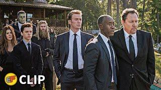 Tony Starks Funeral Scene  Avengers Endgame 2019 IMAX Movie Clip HD 4K