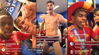  Spain Players Crazy Dressing Room Celebration After Winning Euro 2024   England  Reactions