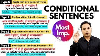 ये नहीं सीखा तो कभी English नहीं आयेगी । Conditional Sentences Type 0 1 2 3  in English Grammar