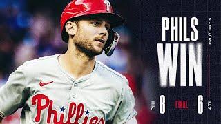 Phillies vs. Braves Game Highlights 7524  MLB Highlights