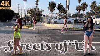 The Streets of LA - Figueroa Street - Part 2  Los Angeles Ca.  4K