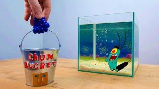 SpongeBob Chum Bucket aquarium. DIY.