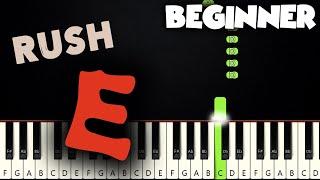 Rush E - @SheetMusicBoss  BEGINNER PIANO TUTORIAL + SHEET MUSIC by Betacustic