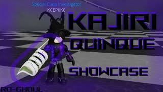 Kajiri Quinque Showcase  Roblox Ro-Ghoul  Обзор на куинке Каджири  Роблокс Ро-Гуль