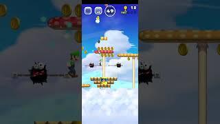 Super Mario Run World 5-1 Lakitus Revenge All coins