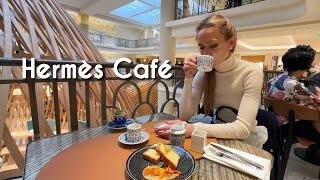 HERMÈS CAFÉ Fanciest Coffee In Paris in Hermès Store