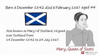 Mary Queen of Scots biography in 2 minutes - mini bio - mini history - 3 minute history