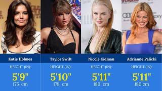 Heights of Famous Hollywood Actresses in 2024 be surprised