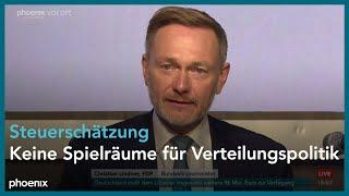 167. Steuerschätzung Ergebnisse mit Bundesfinanzminister Lindner und Staatssekretär Reuter  24.10.