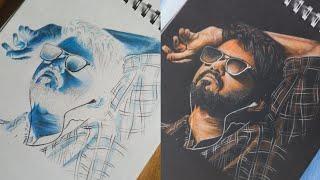 #thalapathy #vijay #master #art. thalapathy Vijay  master  invert drawing 
