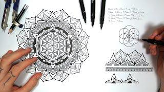 How to Draw a Beautiful Mandala  Step by Step Tutorial