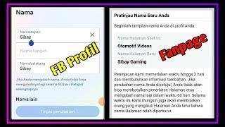 Cara Mengubah Nama Facebook Professional dan Mengubah Nama Fanpage Facebook