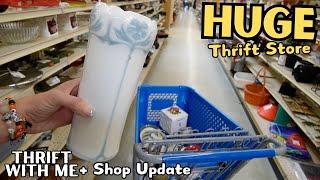 HUGE Thrift Store  Thrift With Me + NEW Shop Update  Reselling