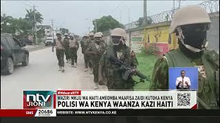 Maafisa wa polisi wa Kenya waliotumwa Haiti waingia mijini