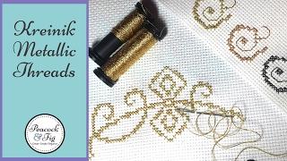 Kreinik metallic threads -- metallic floss for cross stitch and embroidery