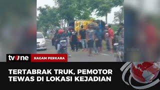 Seorang Pemotor di Bojonegoro Tewas Tertabrak Truk  Ragam Perkara tvOne