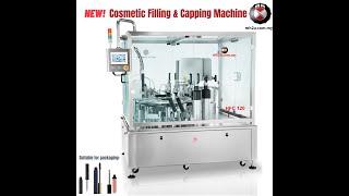 Fully Automatic Cosmetic Filling and Capping Machine for Mascara Eyeliner & Lip Gloss