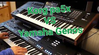 Сравнение Korg Pa5x VS Yamaha Genos