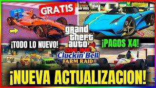 NUEVA ACTUALIZACION en GTA5 Online ¡TODO LO NUEVO COCHES GRATIS PAGOS X4 MUCHOS DESCUENTOS y MÁS