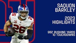 Saquon Barkley  2023 Highlights