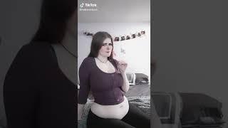 Fat belly girl