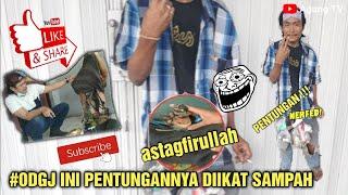 ODGJ PENTUNGANNYA DI IKAT SAMPAH lAgungfirmansyah