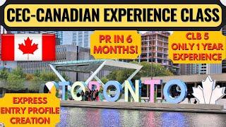 Canada PR Process through CEC Canadian Experience Class  Express Entry Canada 2024  Dream Canada