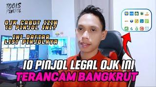 10 pinjol legal ini terancam di cabut izinya oleh ojk Cara galbay pinjol ojk