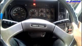 1992 UDNissan Diesel Big Thumb CWB520CGB520 V8 Startup