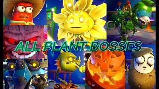 Plants vs Zombies Garden Warfare 2 All Plant Bosses Gameplay  Pflanzen gegen Zombies GW2 +Mod Link